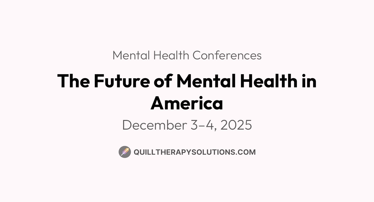 The Future of Mental Health in America | Quill Therapy Solutions