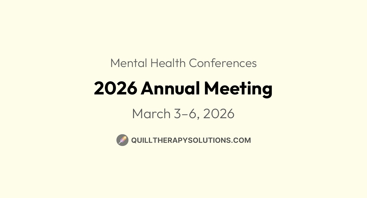 2026 Annual Meeting | Quill Therapy Solutions